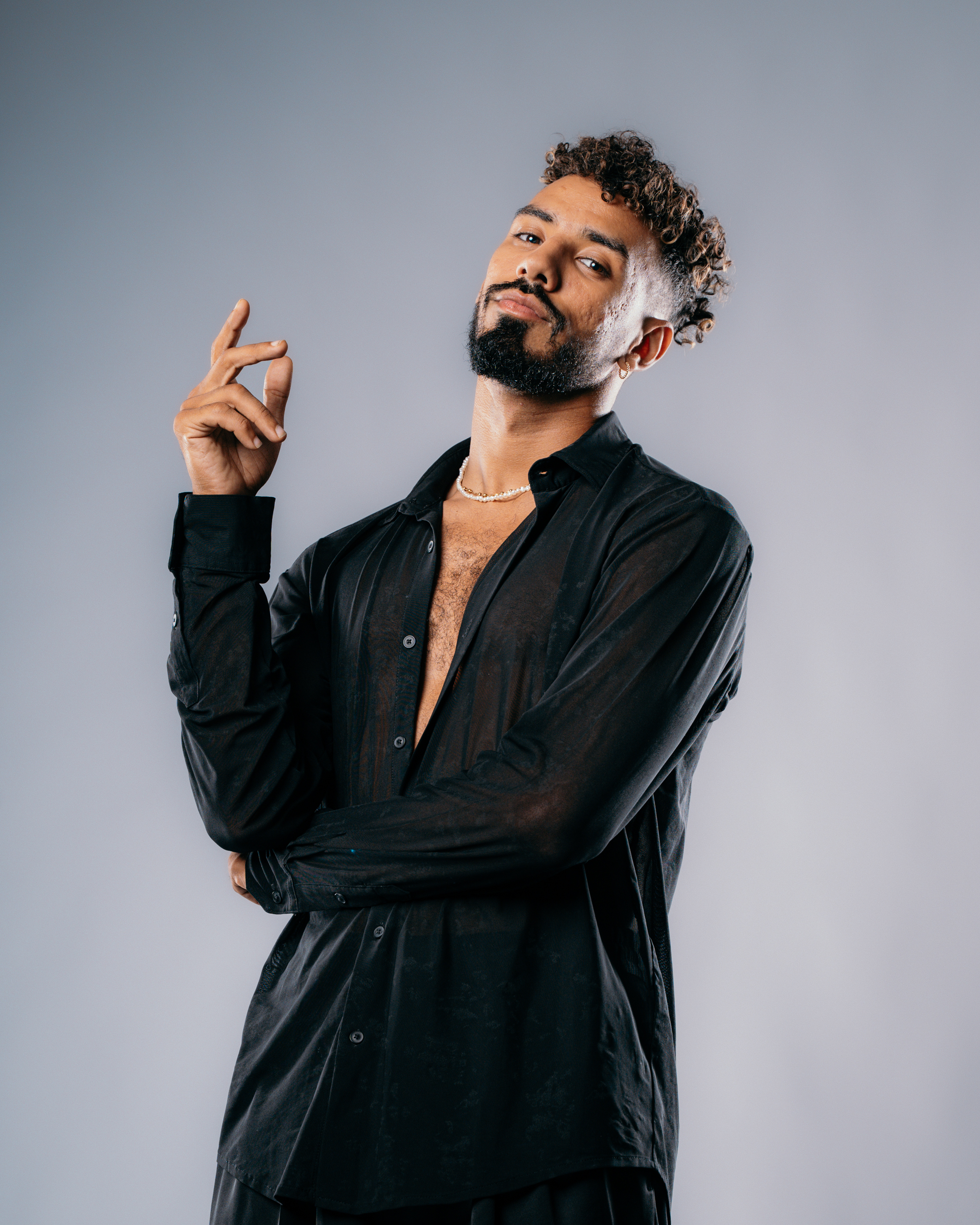 A Cassette tape on a mellow apricot background.